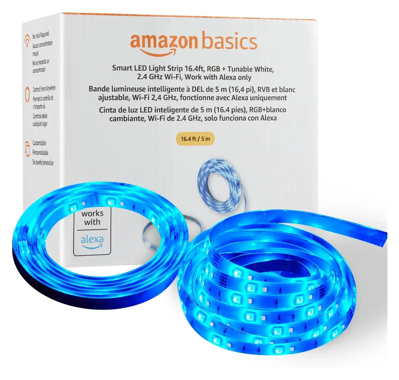 Nanoleaf Essentials Lightstrips product packaging and contents
