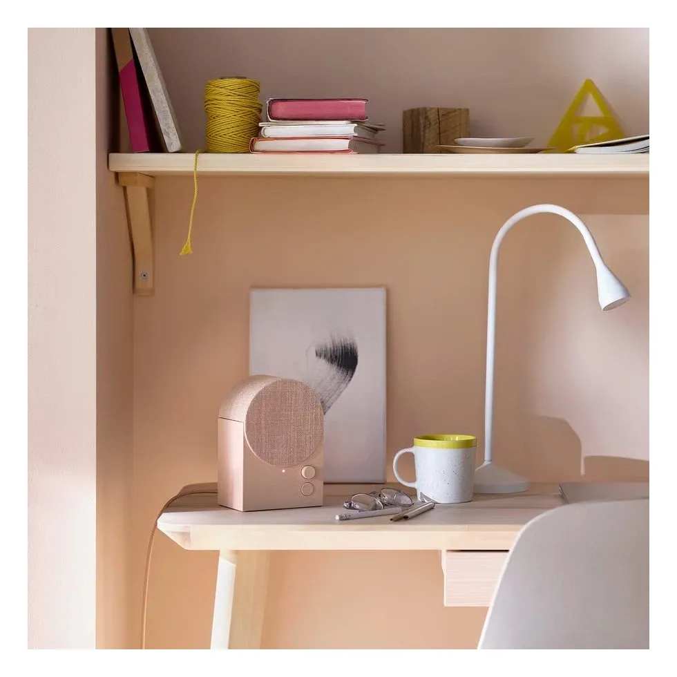 IKEA NATTBAD Bluetooth Speaker in pink