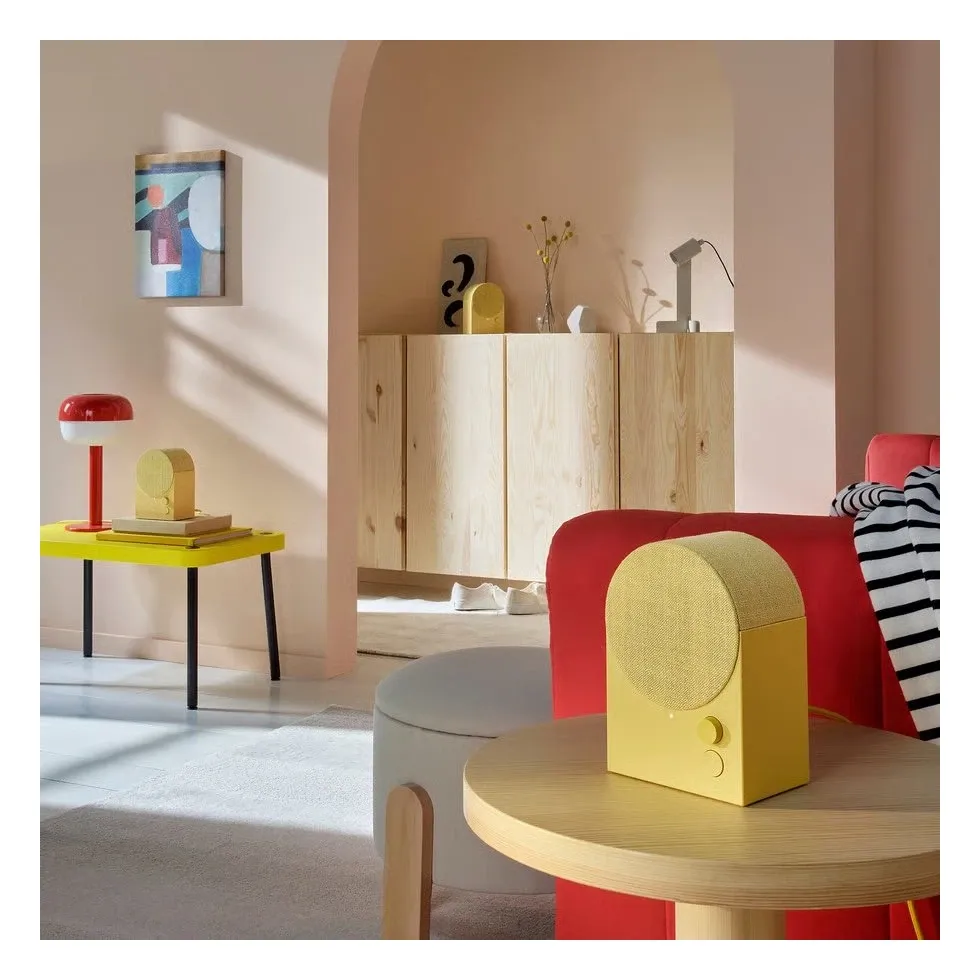 IKEA NATTBAD Bluetooth Speaker in yellow