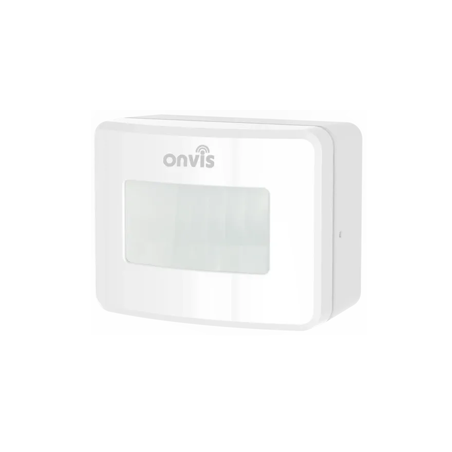 Onvis SMS2 sensor specifications showing Thread mesh network connection to HomePod mini hub