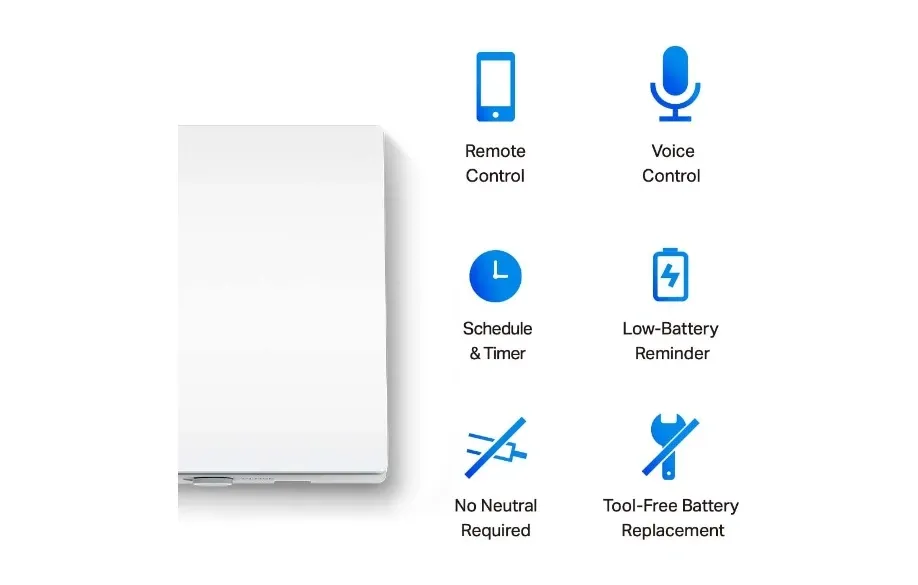 Tapo Smart Wi-Fi Light Switch S210 - Effortless Home