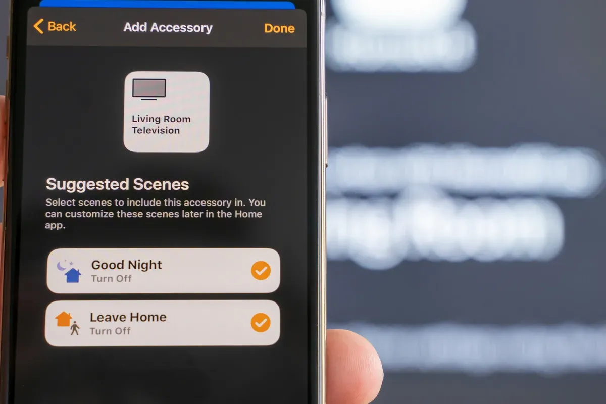 iPhone showing Apple HomeKit controls, the app that received most of the iOS 27 smart home changes