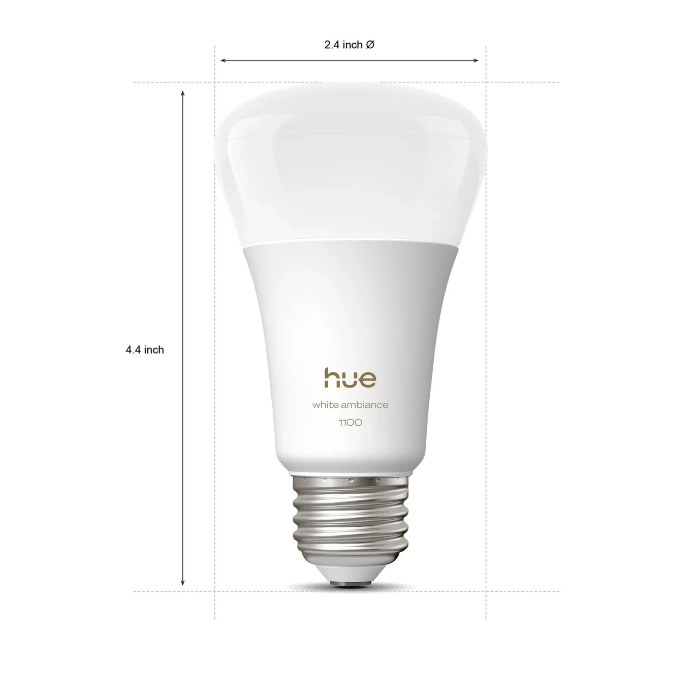 Philips Hue bulb dimensions and specifications