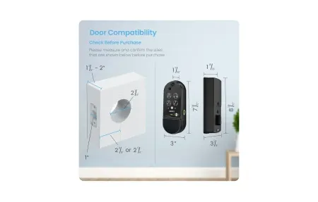 Lockly Affirm Smart Deadbolt - Advanced Biometric Security