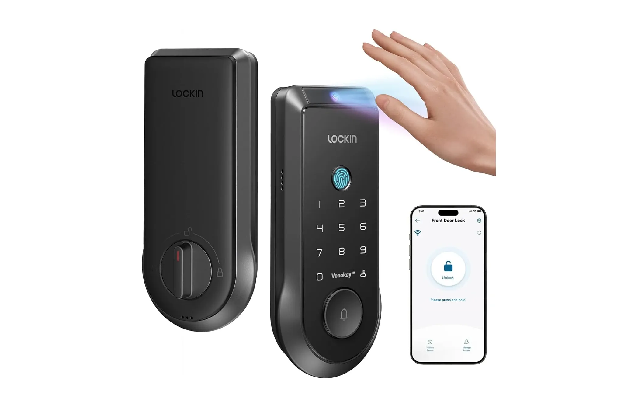 TCL Smart Lock D2 Pro - Advanced Palm Vein Recognition