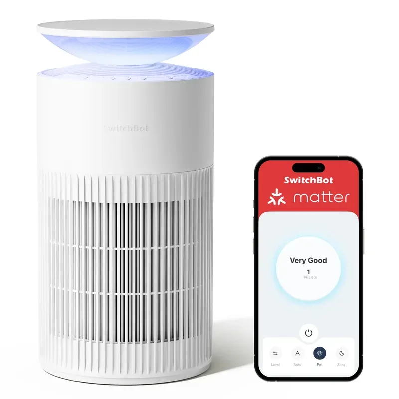 SwitchBot SmartVoice Air Purifier - Advanced Voice Control