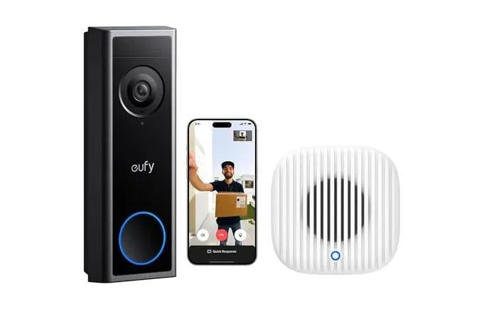 Eufy Security C31 Video Doorbell - HD Camera with Chime