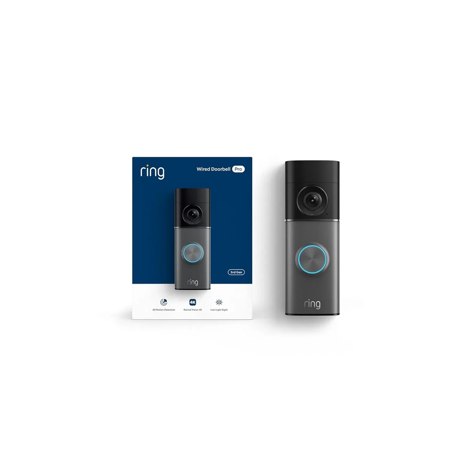 Ring Wired Doorbell Pro package contents
