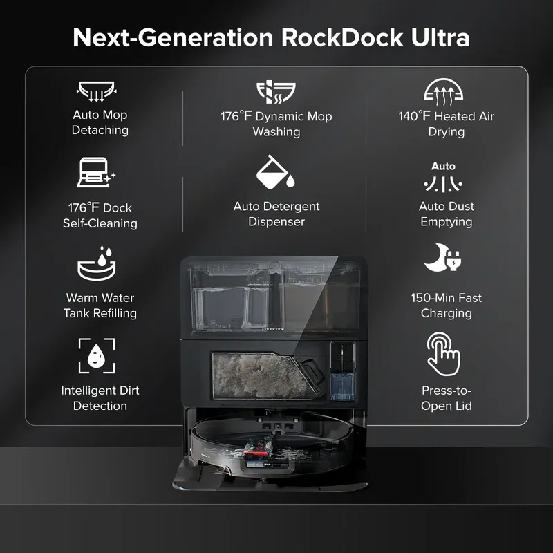 Roborock Saros 10 DuoDivide anti-tangle main brush