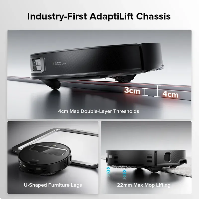 Roborock Saros Z70 self-emptying dock with water tanks