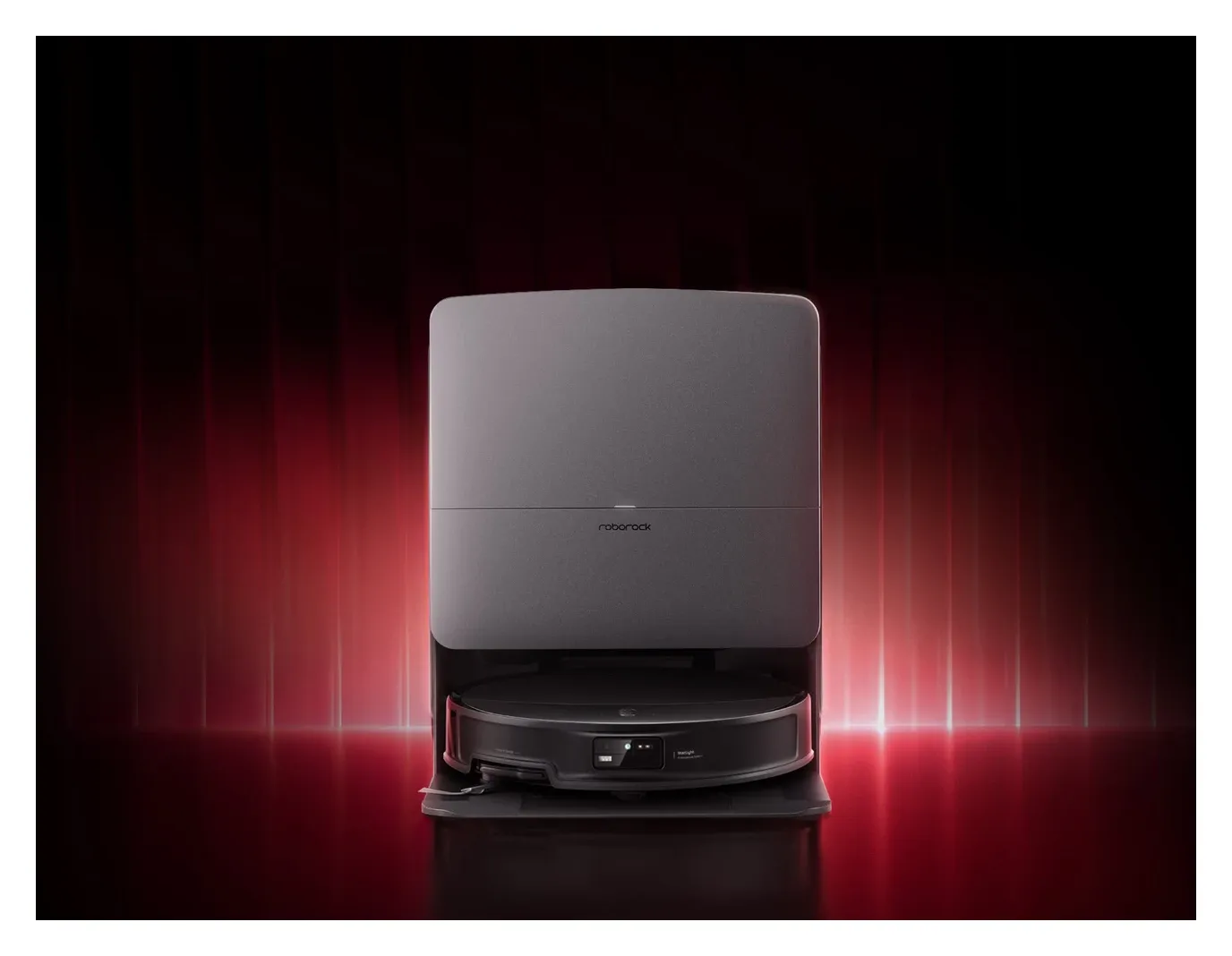 Roborock Saros 20 RockDock station with auto-emptying and mop washing features