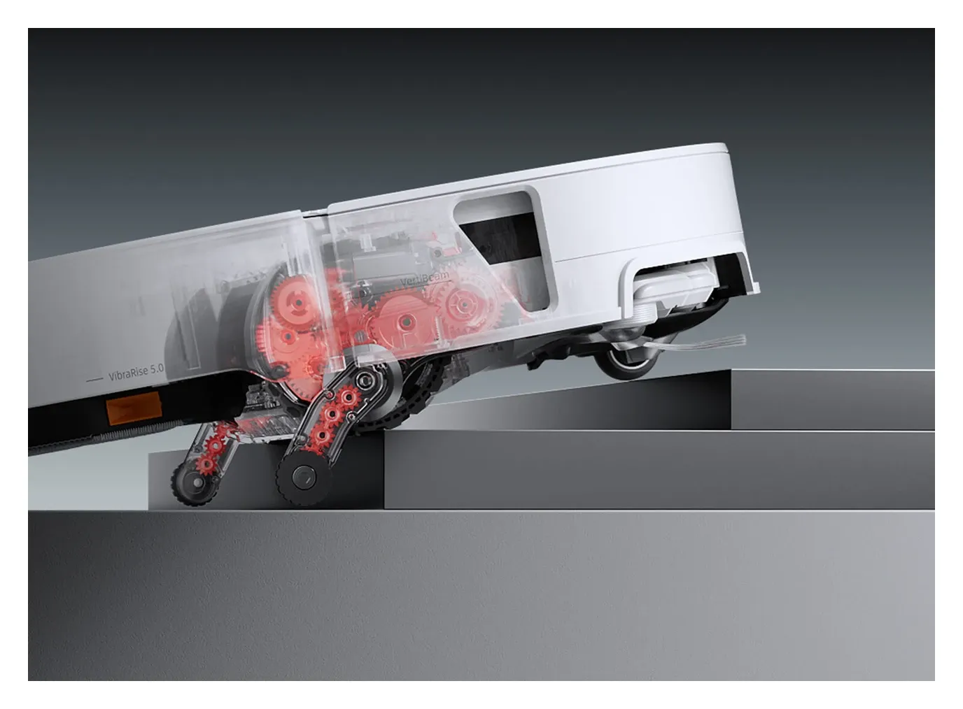 Roborock Saros 20 Sonic 36000 Pa HyperForce suction power demonstration