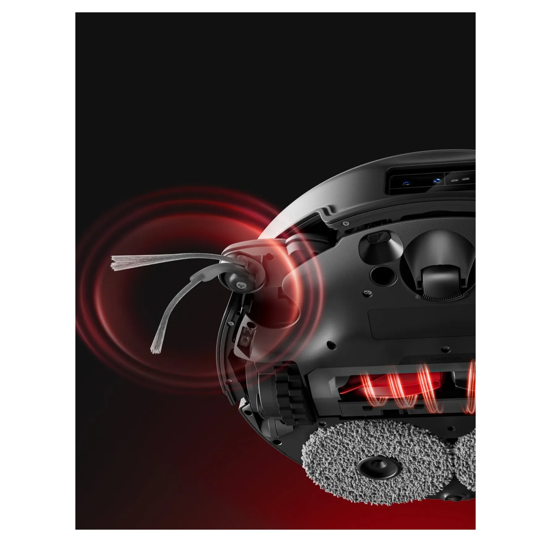 Roborock Saros 20 35000 Pa HyperForce suction power comparison diagram