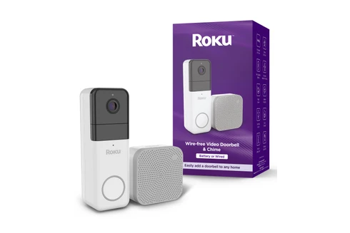 Roku Wire-Free Video Doorbell & Chime - Smart Home