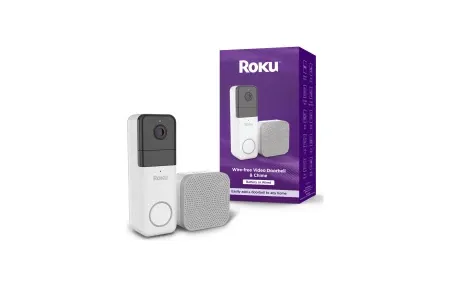 Roku Wire-Free Video Doorbell & Chime - Smart Home