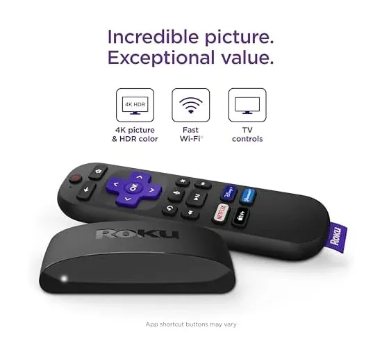 Roku Express 4K+ box contents
