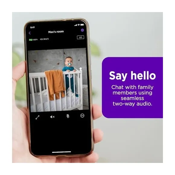 Roku Indoor Camera app interface