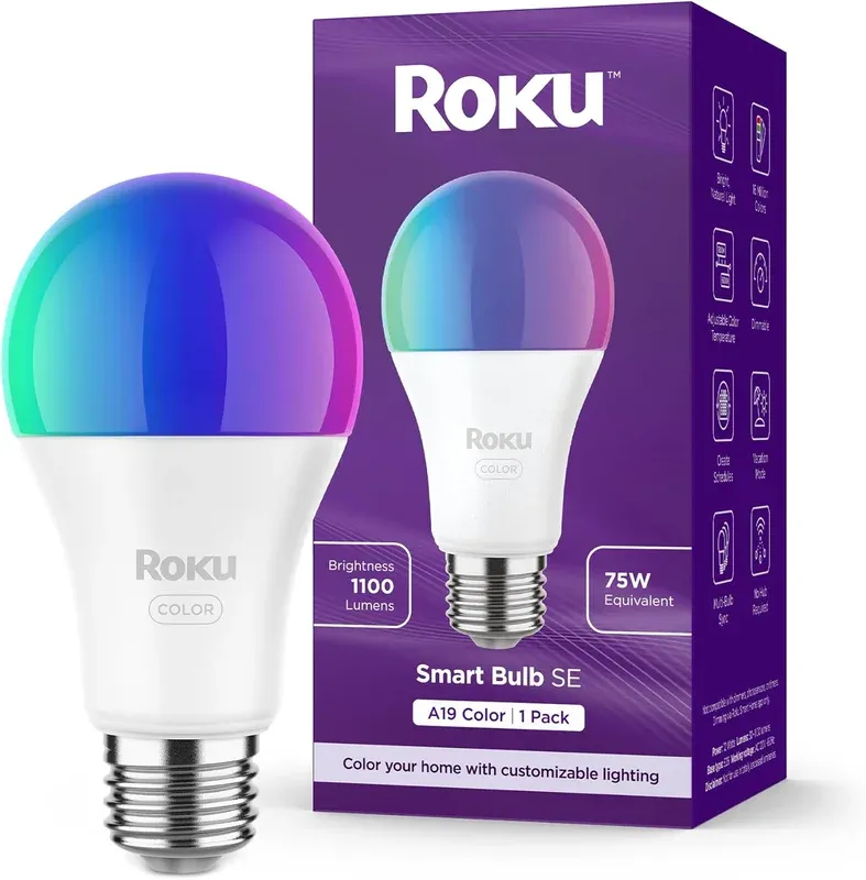 Roku Lights - Smart Bulb with App and Voice Control