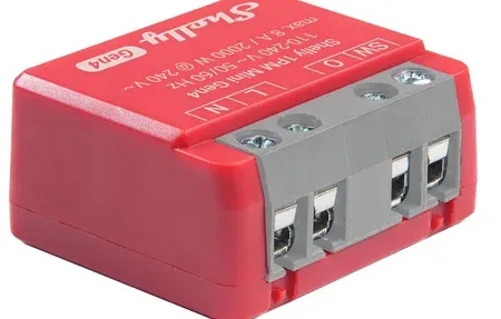 Shelly 1PM Mini Gen4 Smart Relay Switch - Compact 8A Power