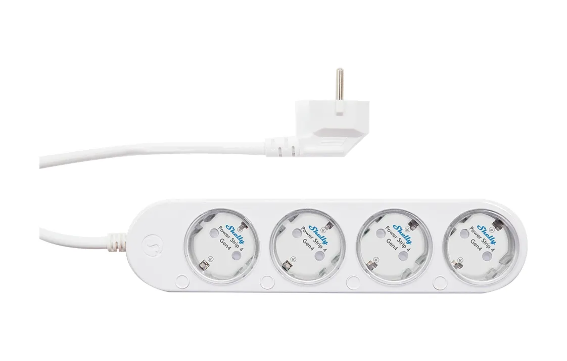 Shelly Power Strip 4 Gen4 - Advanced Four-Outlet Smart