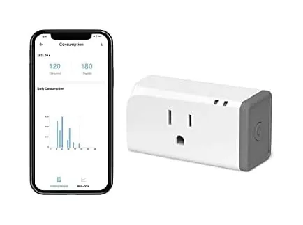 Sonoff Smart Plug application interface with energy monitoring