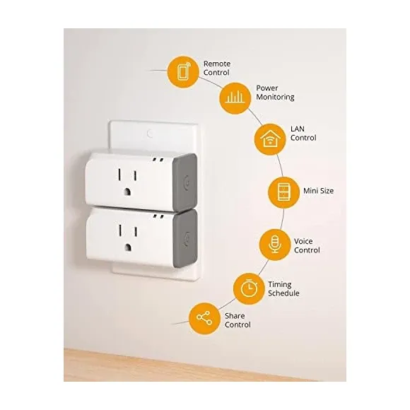 Sonoff Smart Plug front view showing outlet configuration