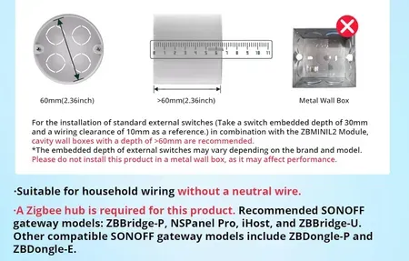 Sonoff ZBMINIL2 Review - Zigbee Mini Switch No Battery