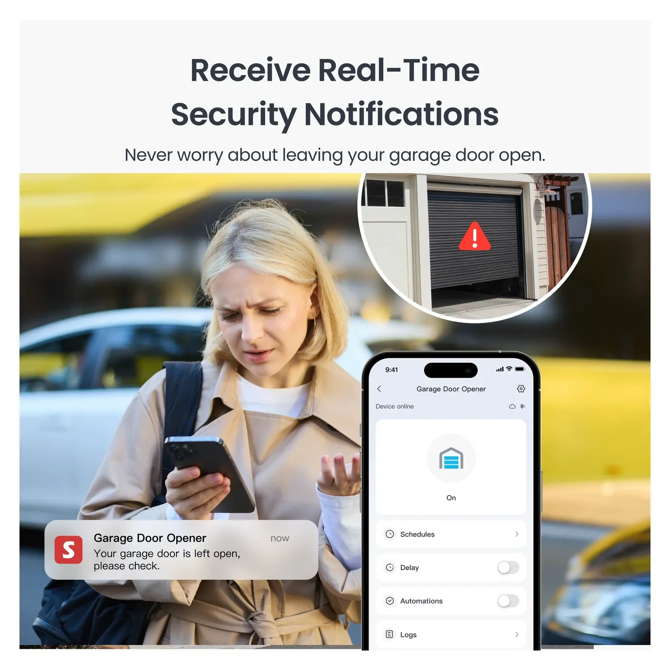 SwitchBot Garage Door Opener sensor and reed switch