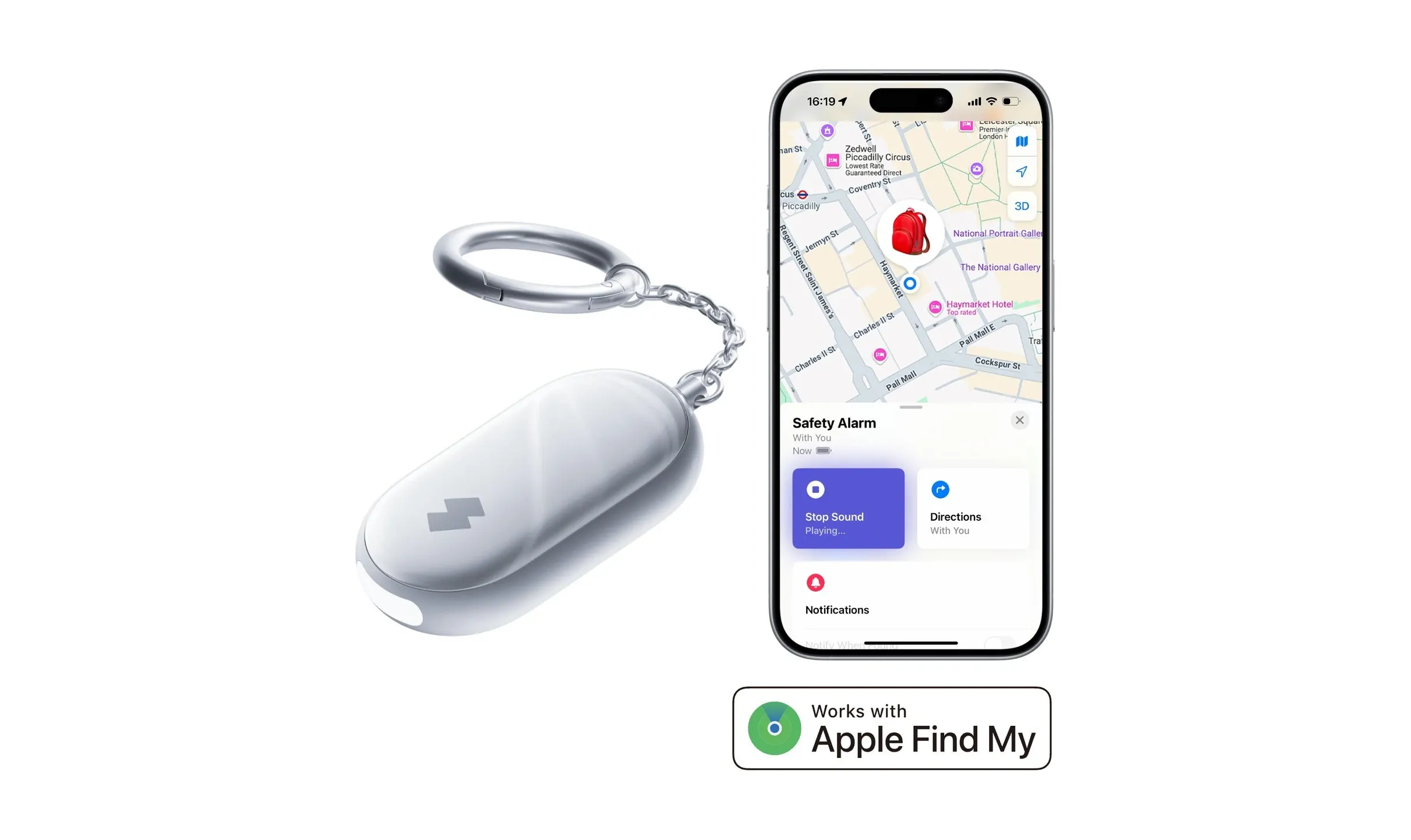 SwitchBot Safety Alarm - 130dB Personal Security - Home Se