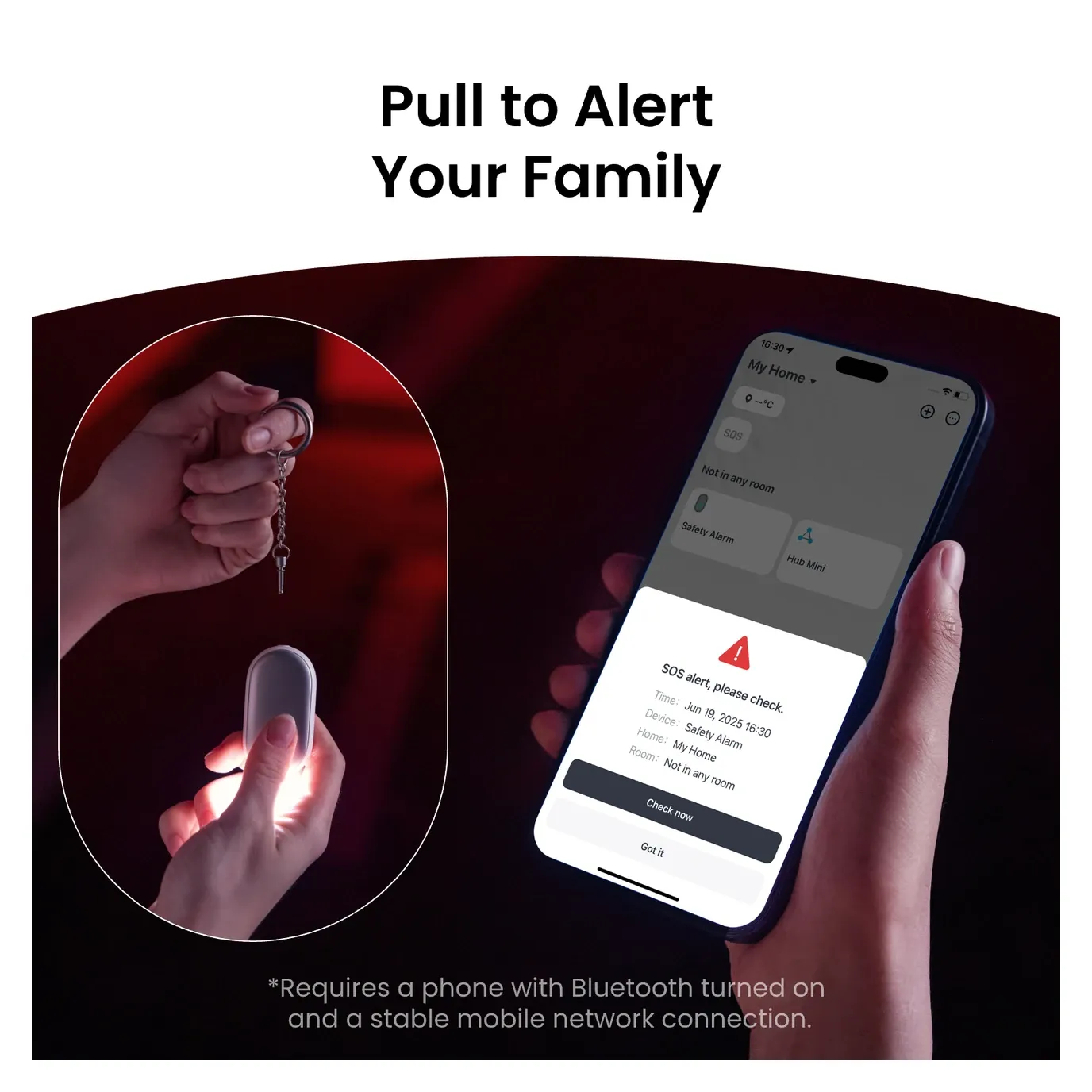 SwitchBot Safety Alarm unboxing contents