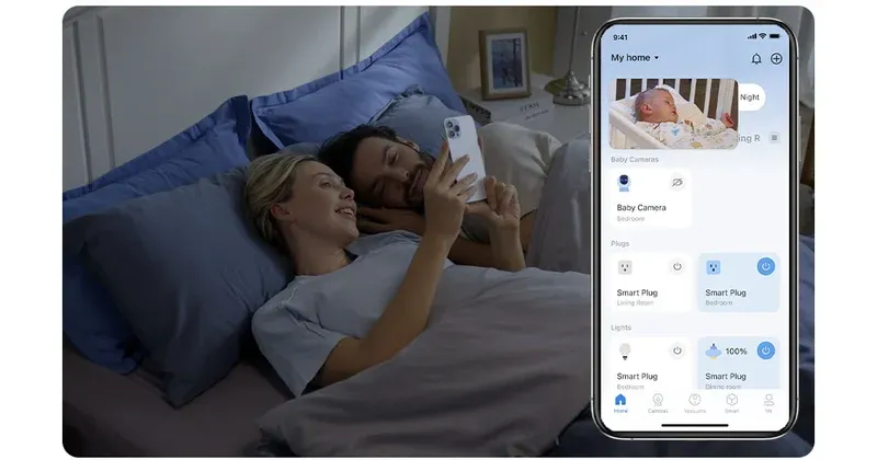 TP-Link Tapo C840 mounting options for crib, wall, and tabletop setup