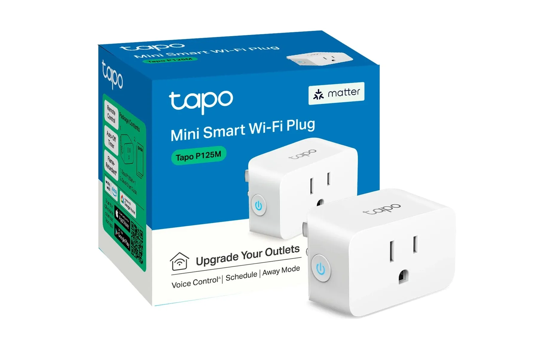 Tapo Mini Smart Plug Wi-Fi P100 - Remote Power Control