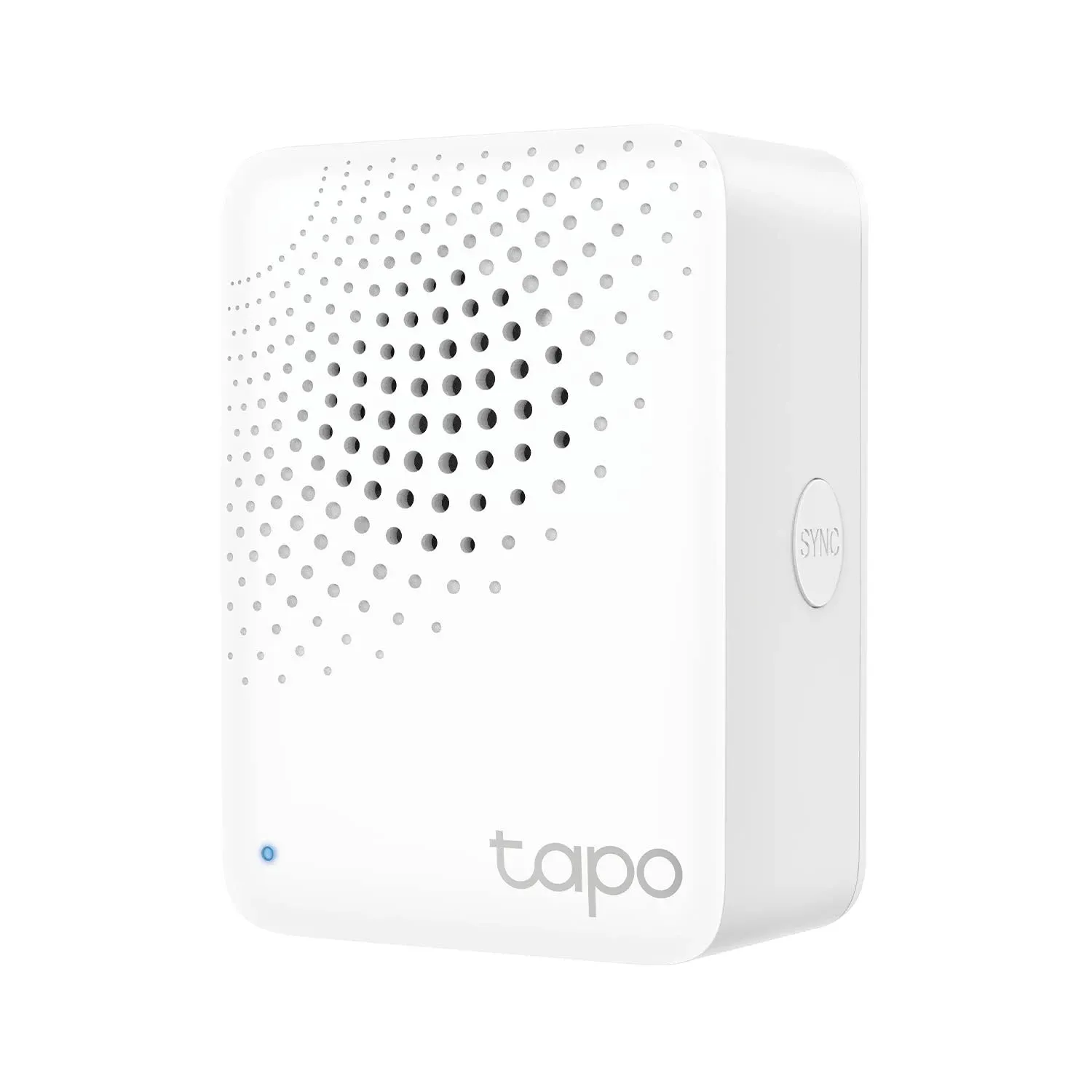 Tapo P100 size comparison showing compact design