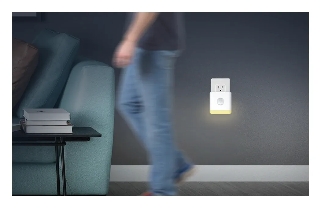 Third Reality Motion Sensor Nightlight app control interface on smartphone showing brightness and sensitivity settings