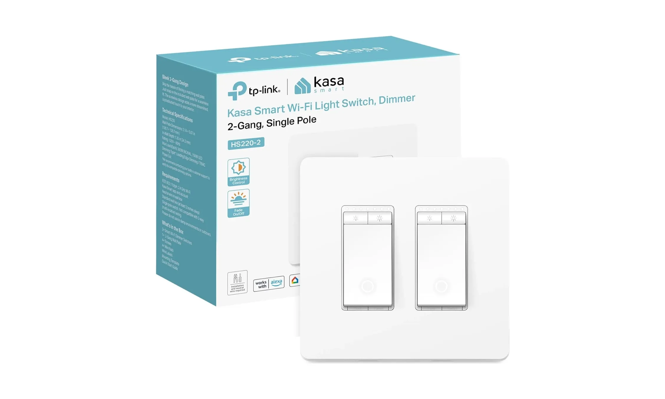 TP-Link Smart Dimmer Switch - Wireless Lighting Control
