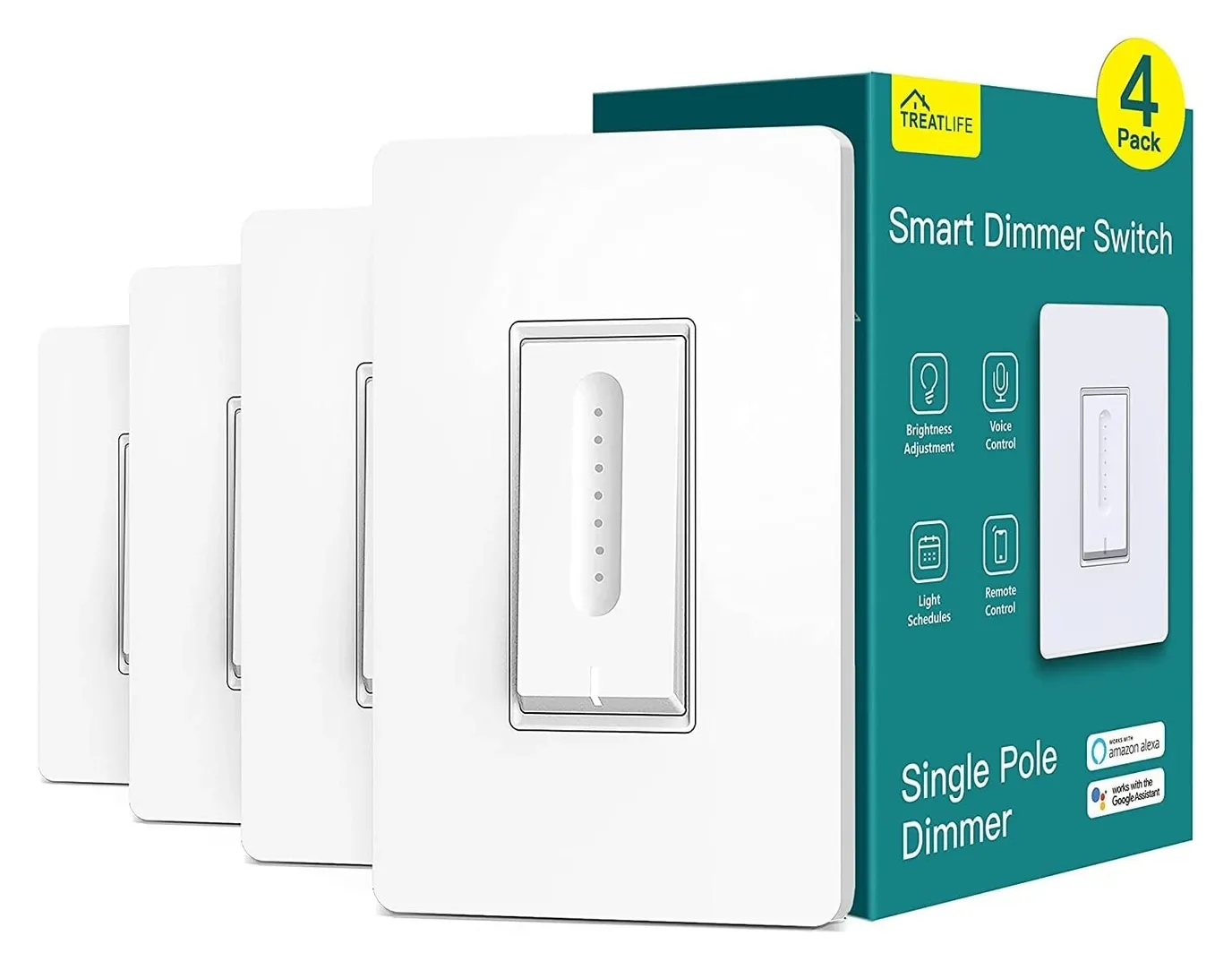 TP-Link Smart Dimmer Switch product detail showing construction and wiring