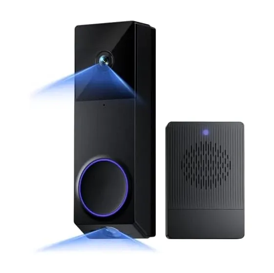 Wyze Wireless Video Doorbell Pro side view and compact design