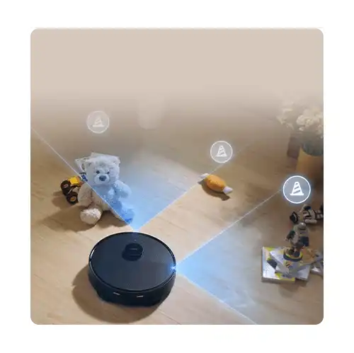 Tapo RV50 Pro Omni tangle-free brush design for efficient pet hair removal