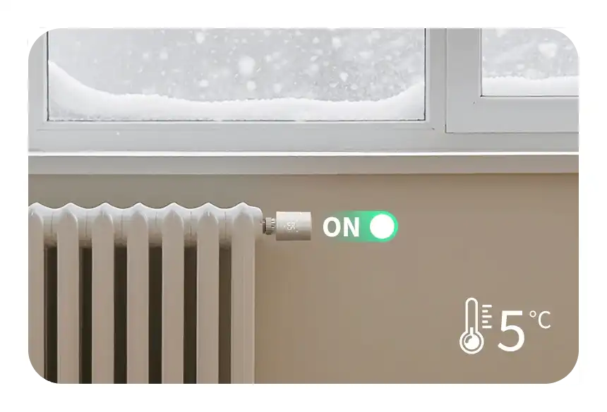 Frost protection feature