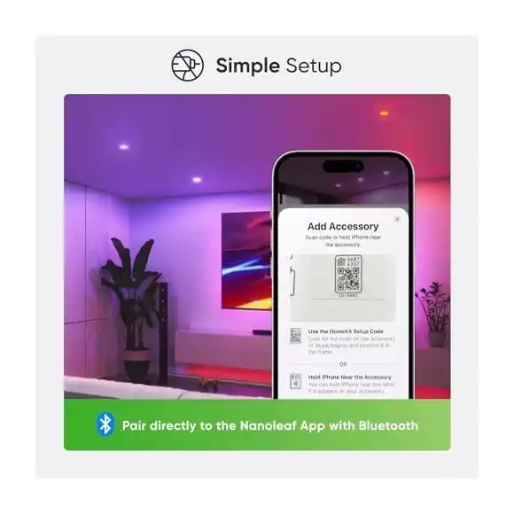 Nanoleaf GU10 smart bulb installation in ceiling fixture