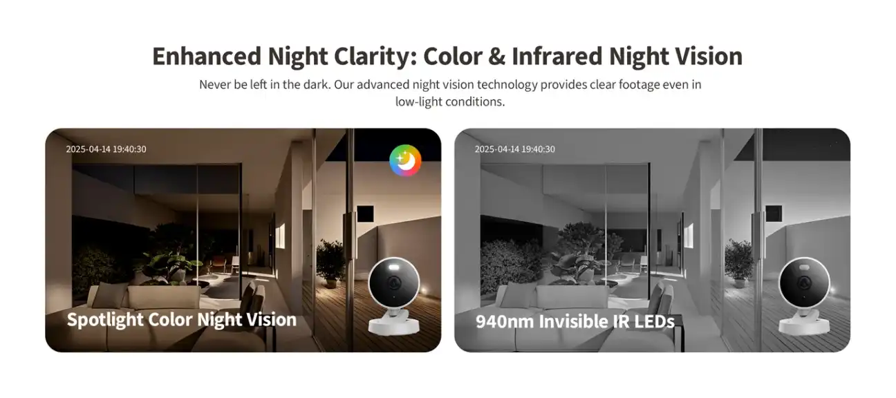 Aqara Camera G100 installed outdoors demonstrating IP65 weatherproof protection
