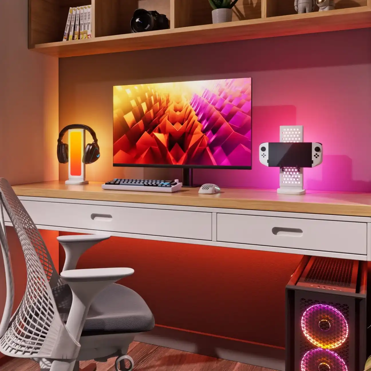 Nanoleaf Pegboard Dual-Faced Design