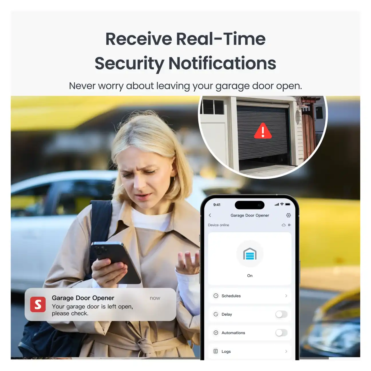 SwitchBot Garage Door Opener sensor and reed switch