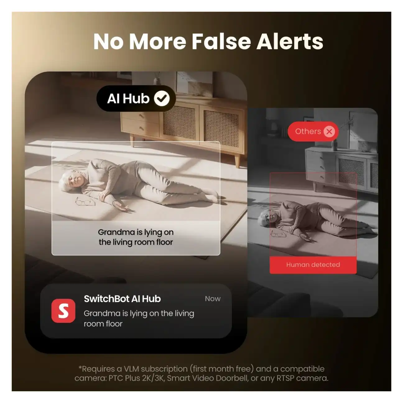 SwitchBot AI Hub front and side view