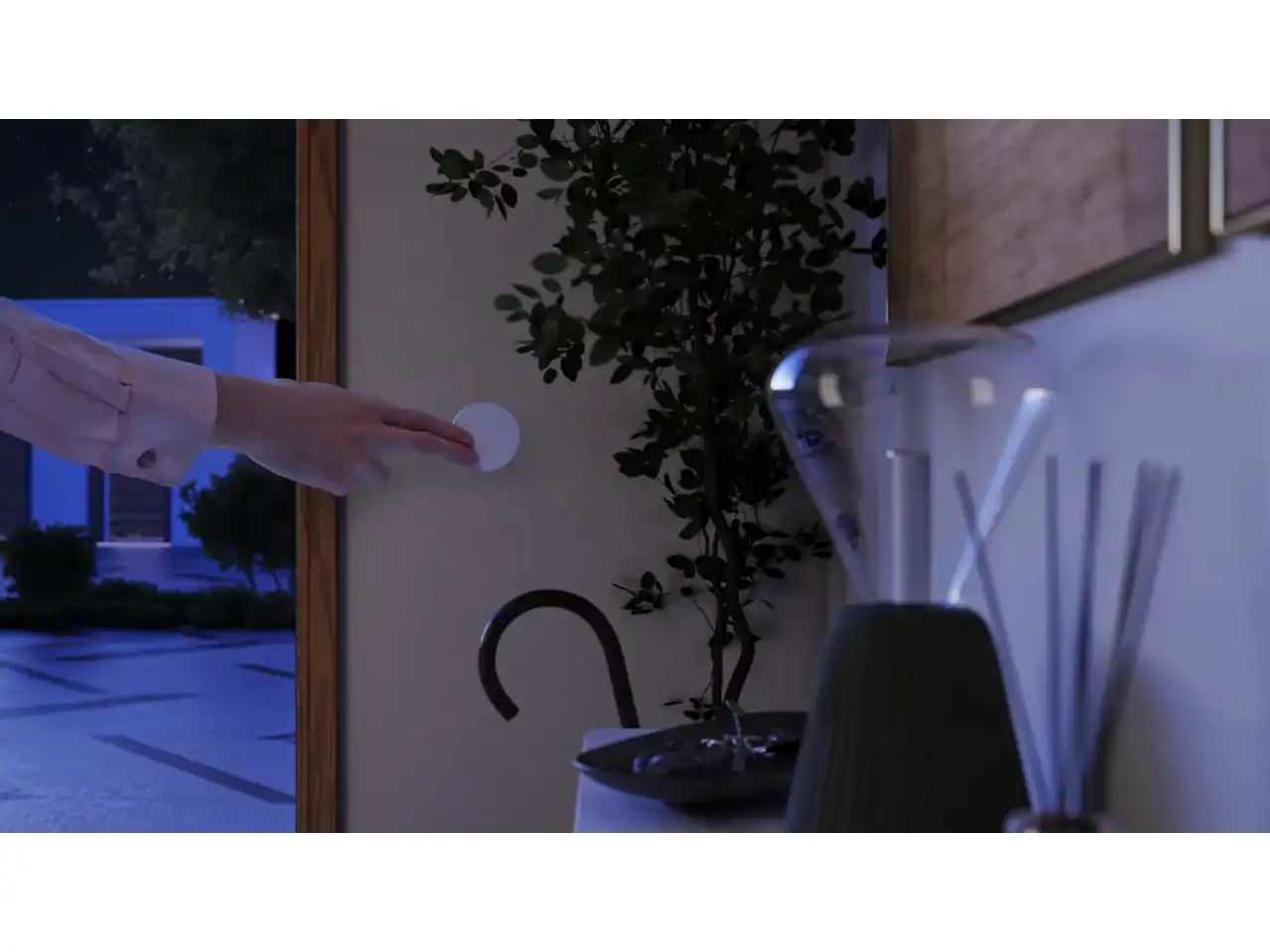 Philips Hue Smart Button in Entryway