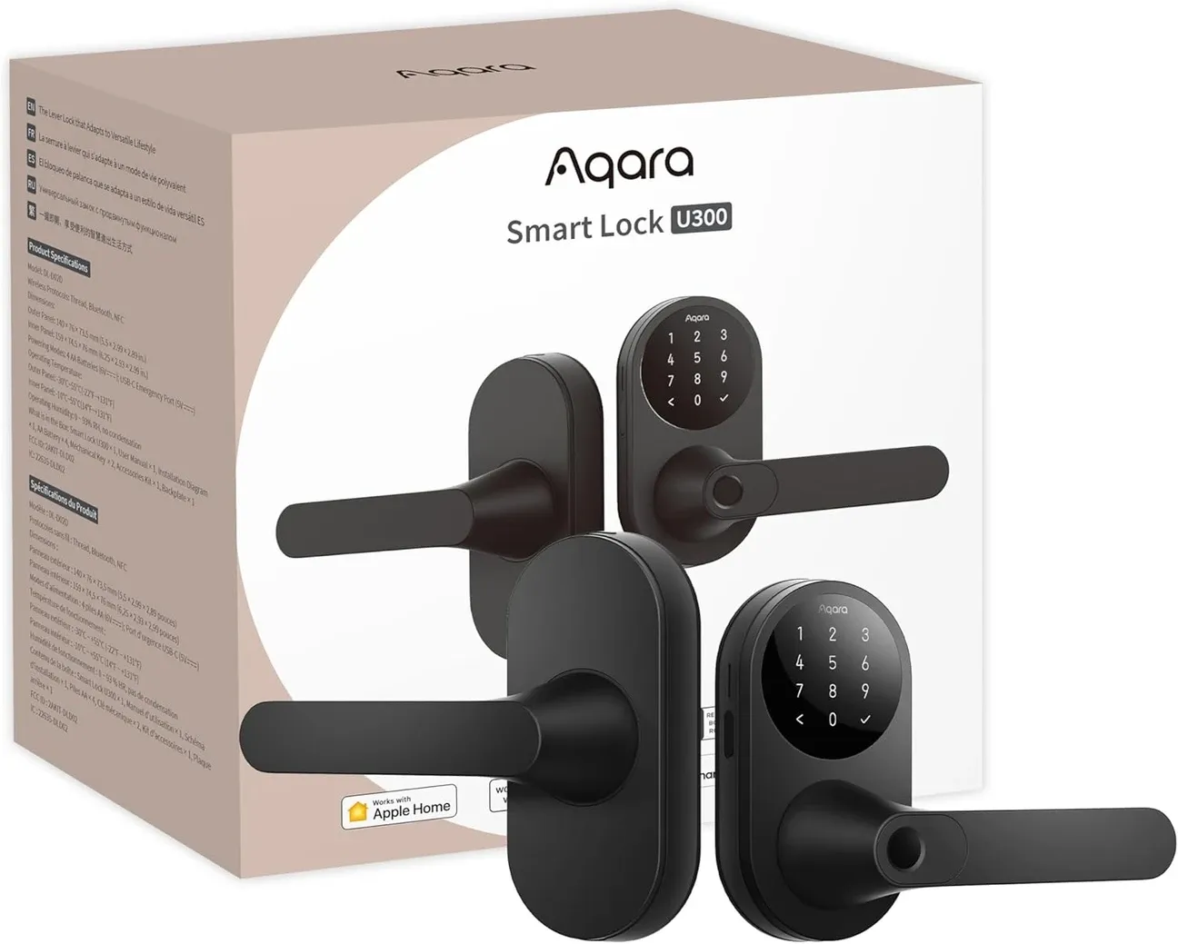 Aqara Smart Lock U300 - Matter-Enabled Smart Door Lock
