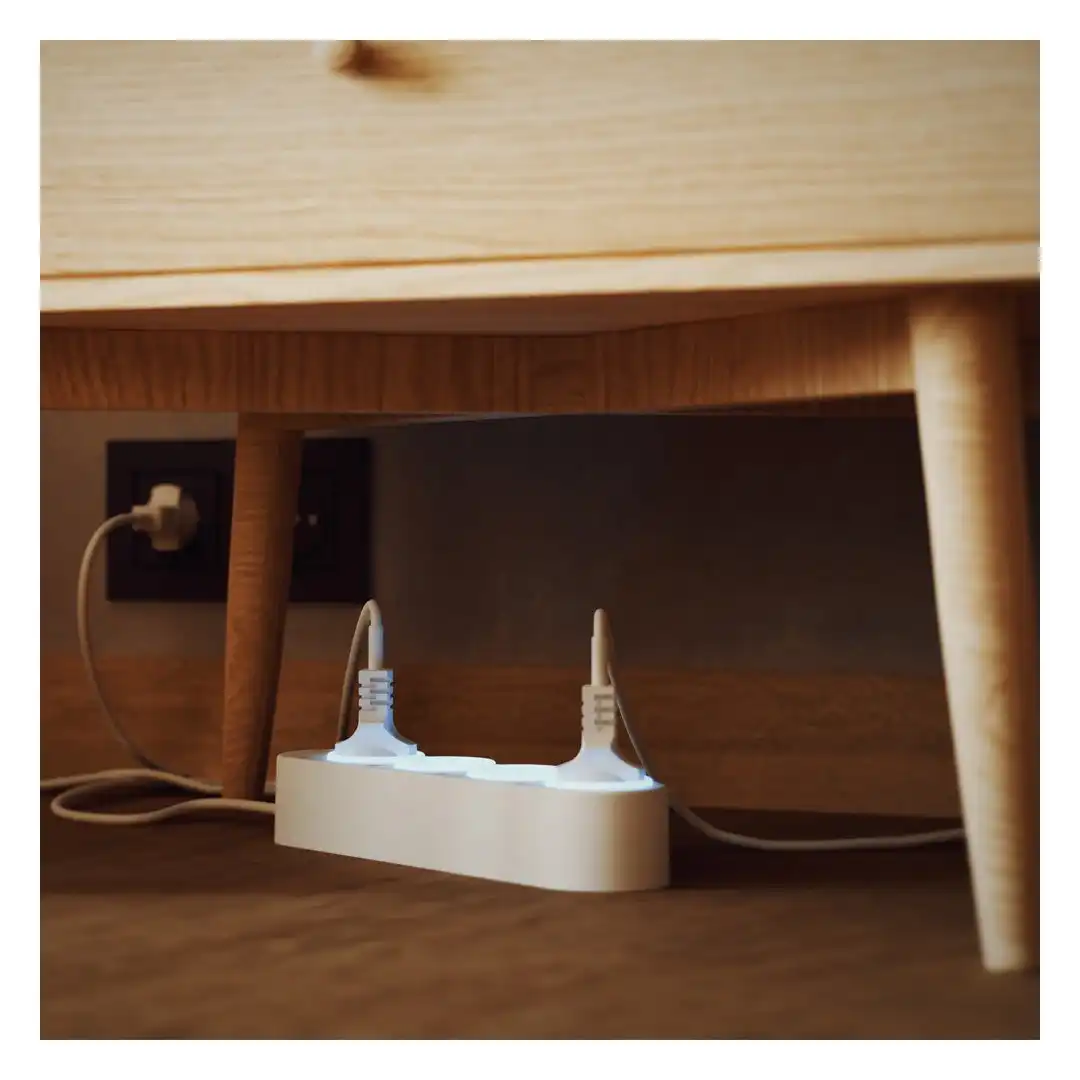 Shelly Power Strip 4 Gen4 providing smart control and energy monitoring in everyday environment