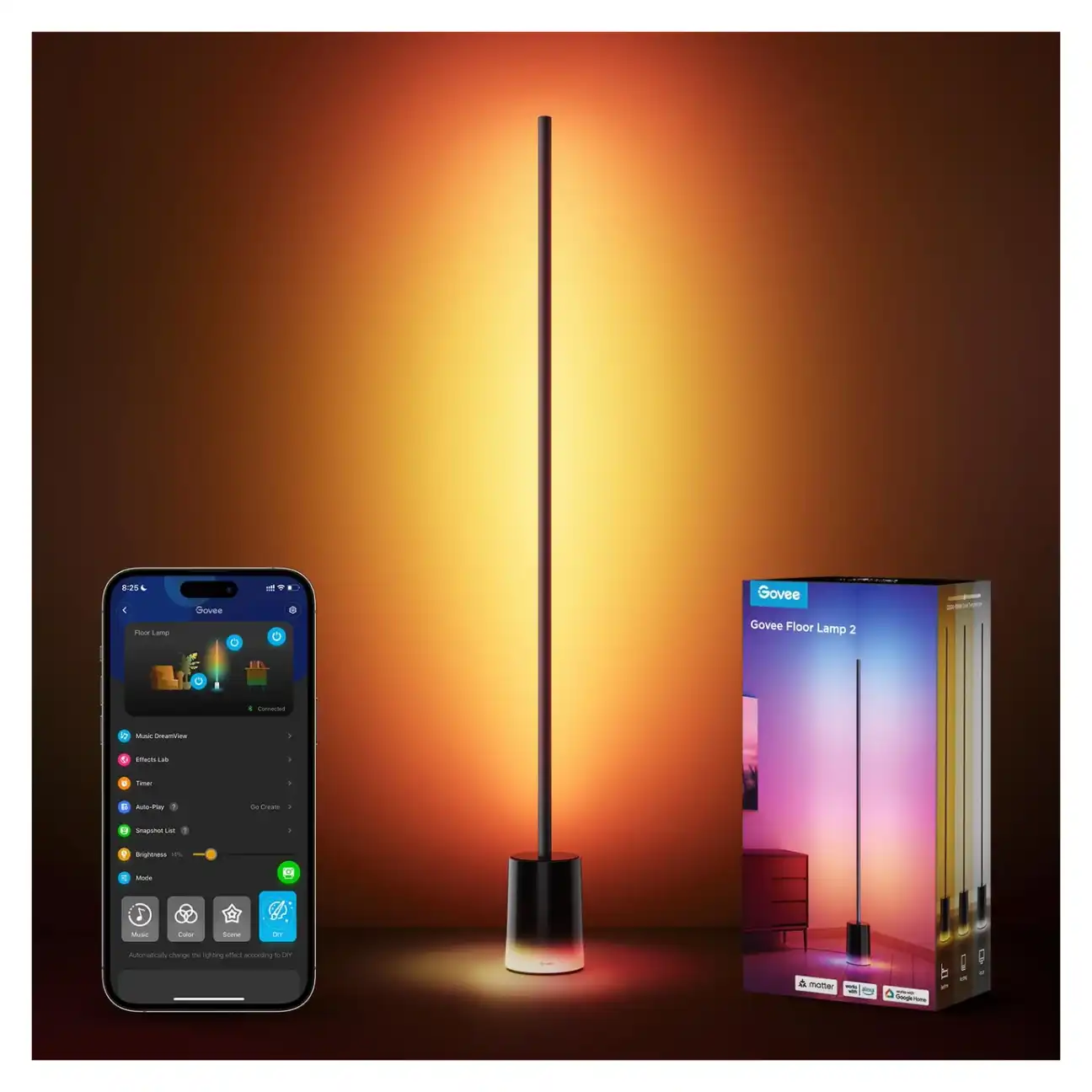 Govee Floor Lamp 2 Smart RGB Lighting