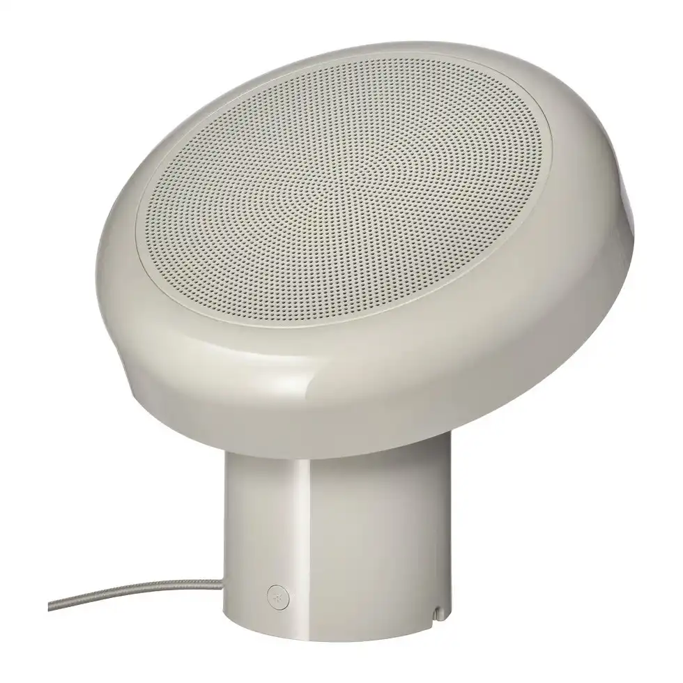 Soft ambient glow with fabric shade