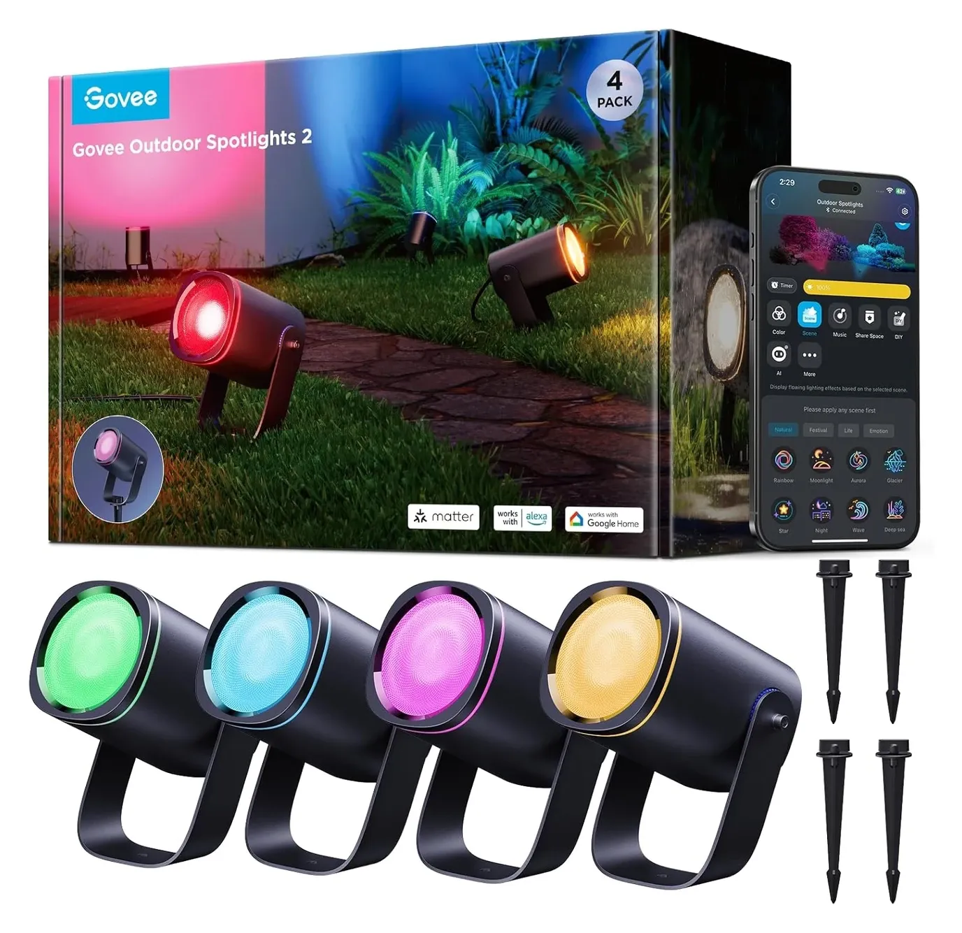 Govee Outdoor Triad Flood Light